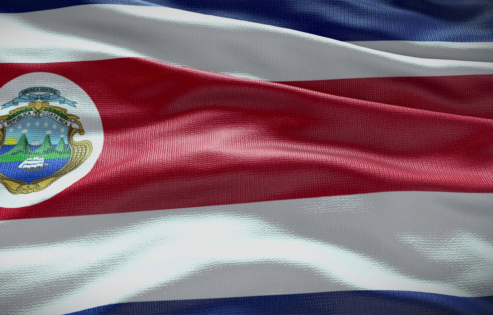 Costa Rican flag background for the Apolitico civic platform case study