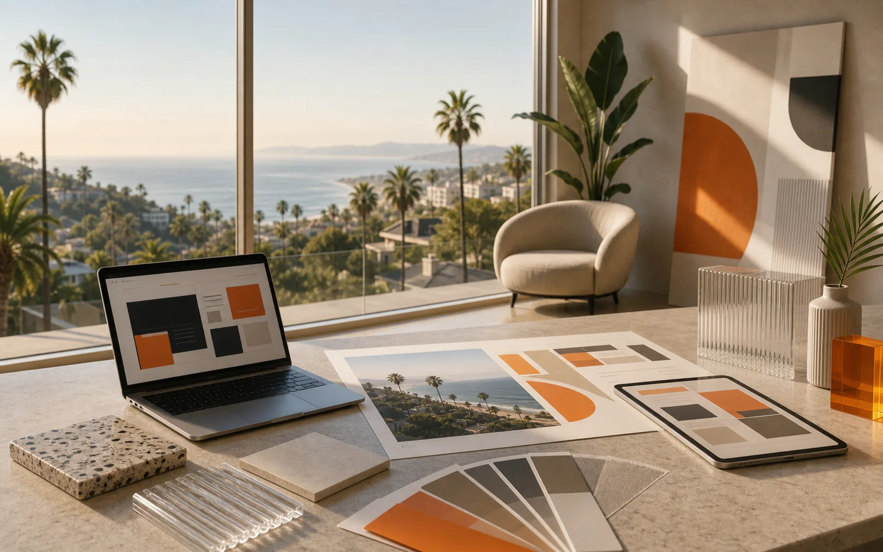 Technical city collage for Super Rad location work in Los Angeles, California