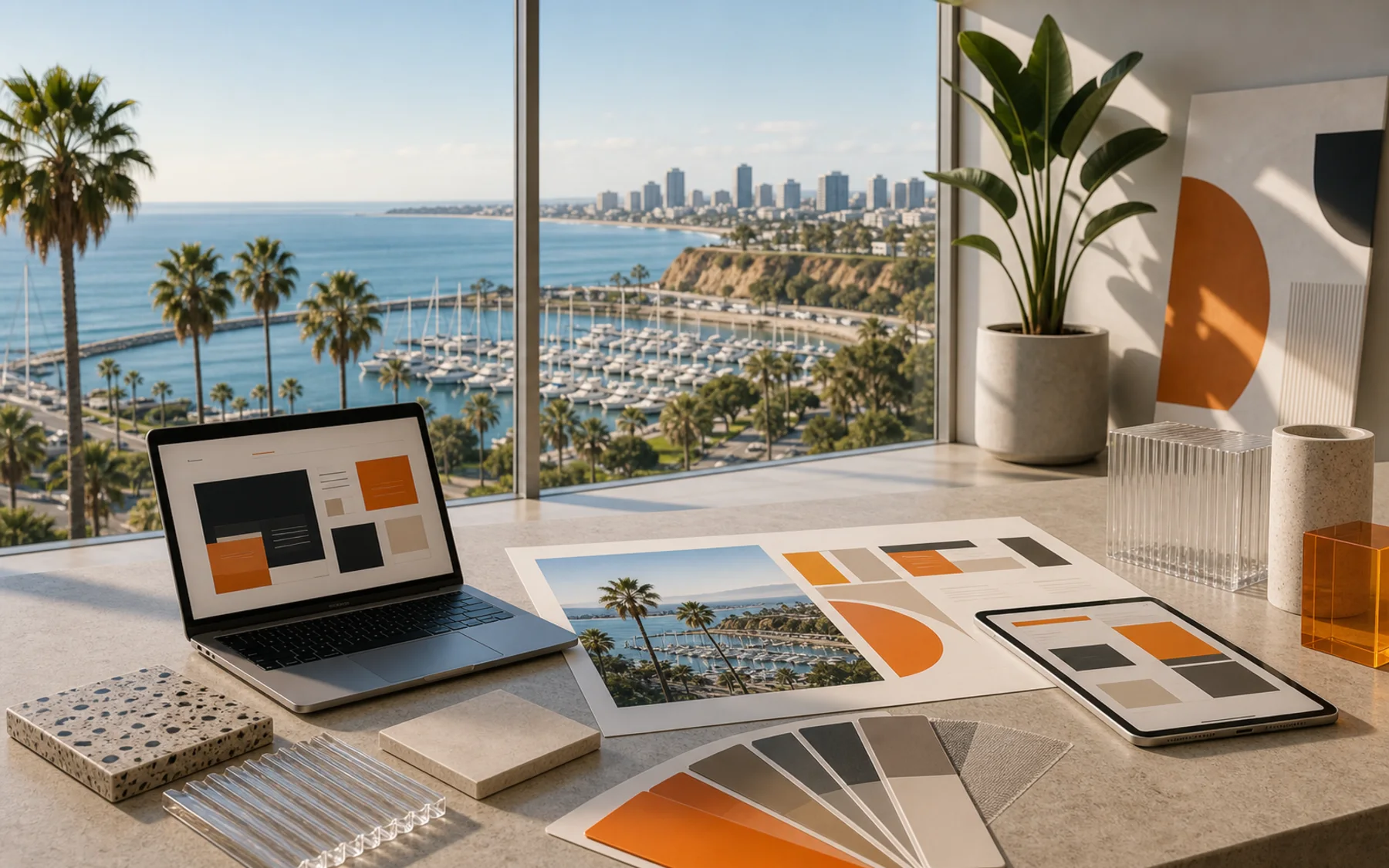 Technical city collage for Super Rad location work in San Diego, California