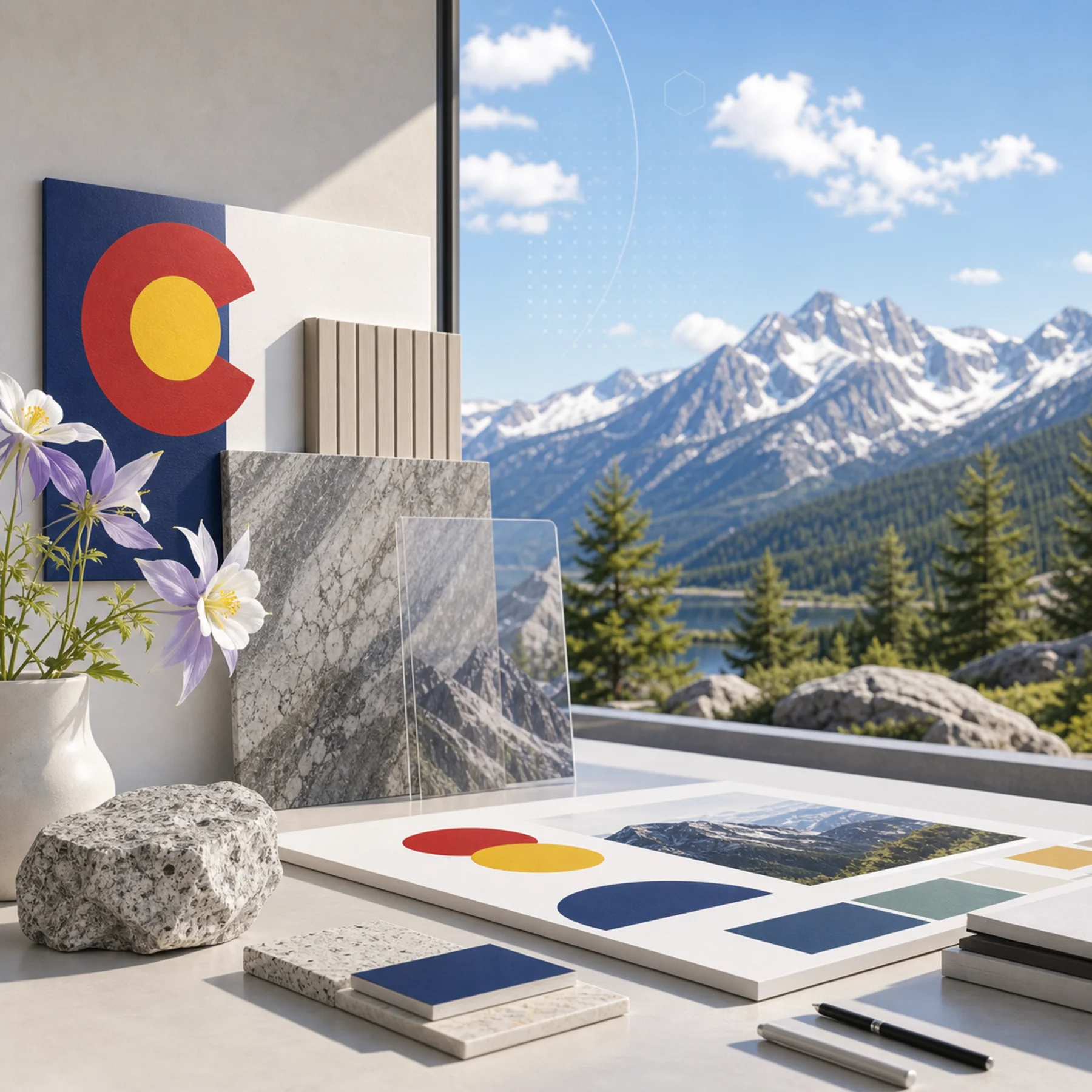 Digital launch collage for Super Rad location work in Colorado
