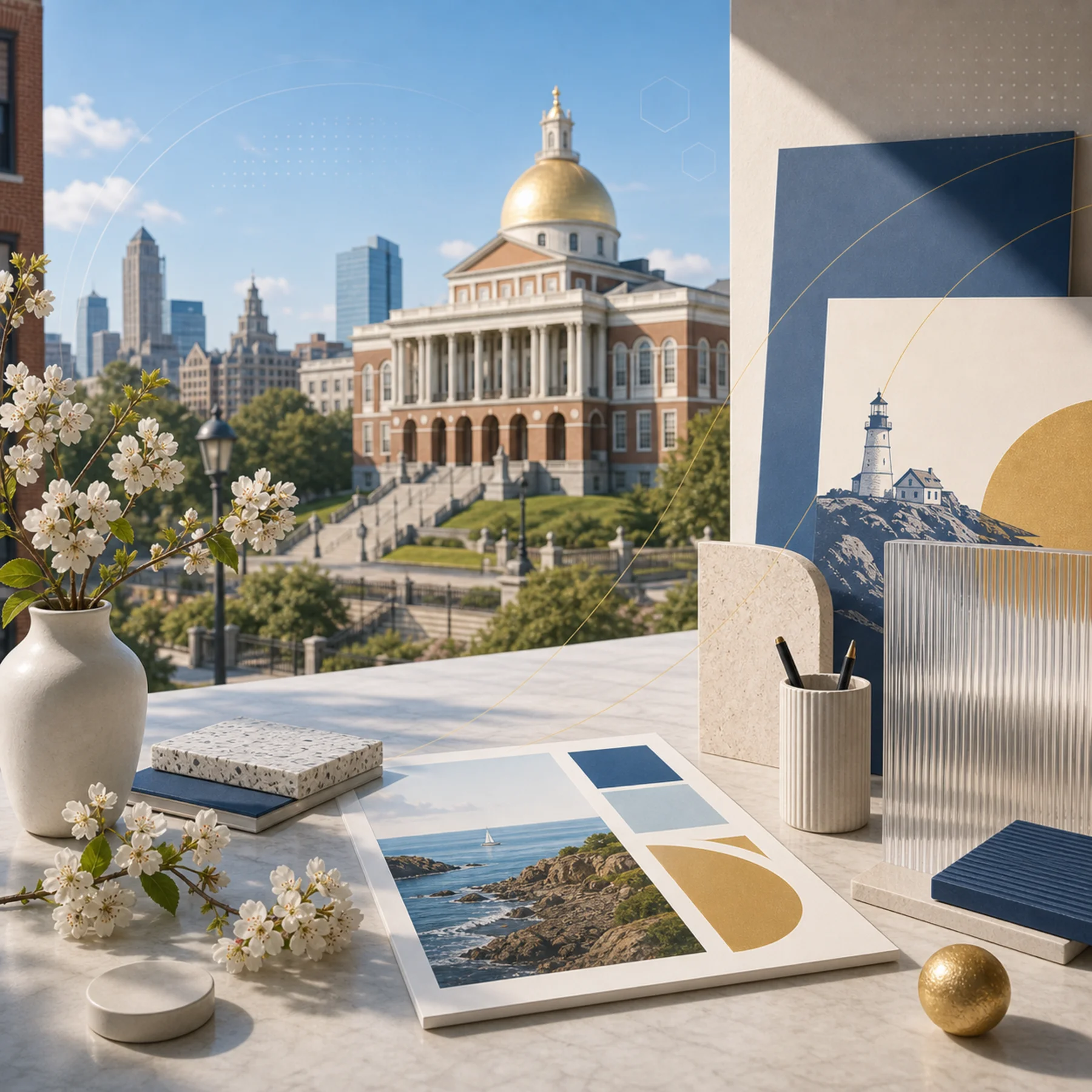 Digital launch collage for Super Rad location work in Massachusetts