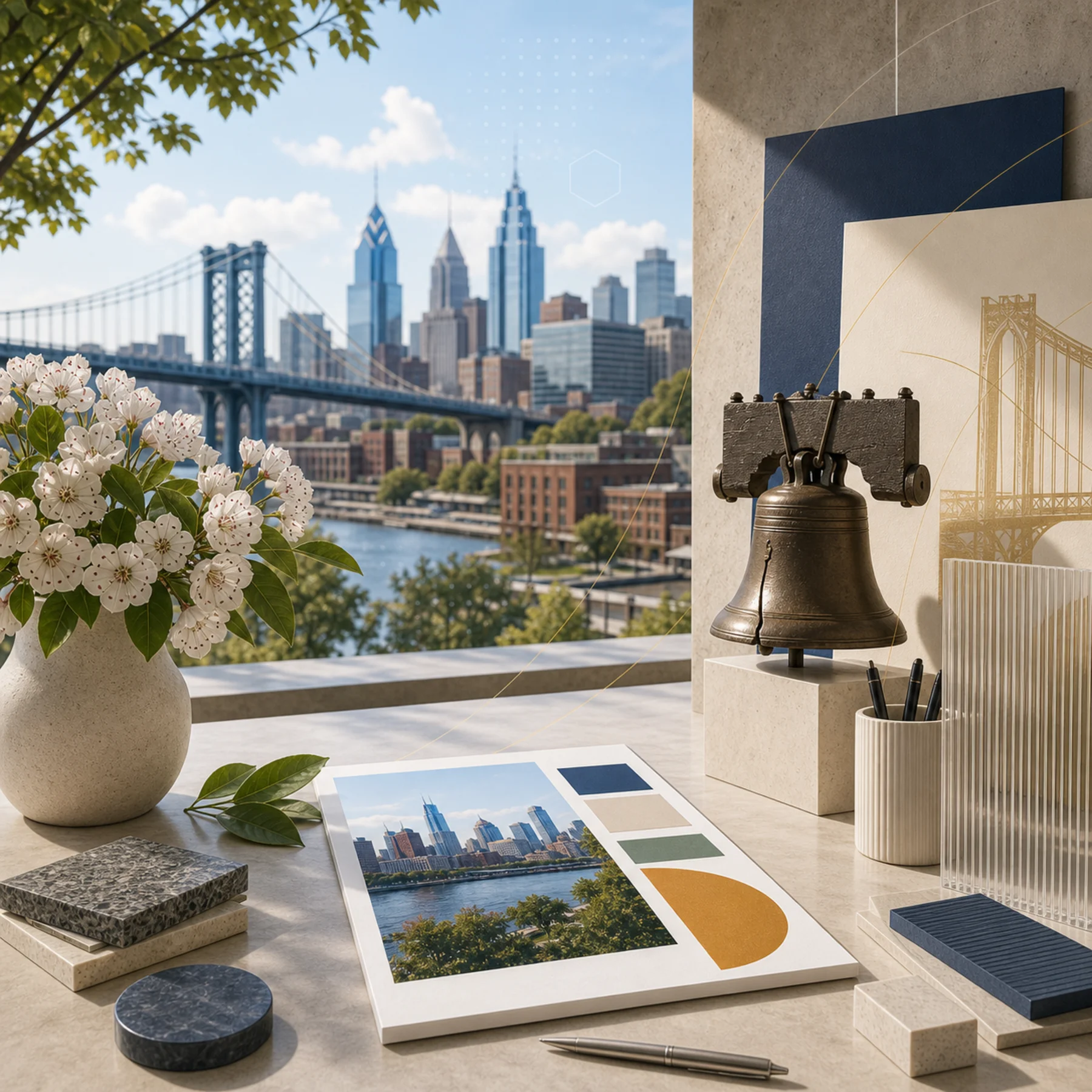 Digital launch collage for Super Rad location work in Pennsylvania